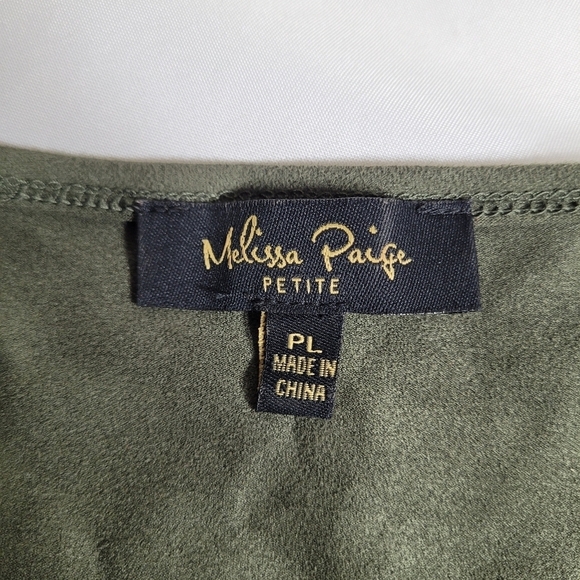 Melissa Paige Boho Faux Suede Dress sz PL - Picture 4 of 8